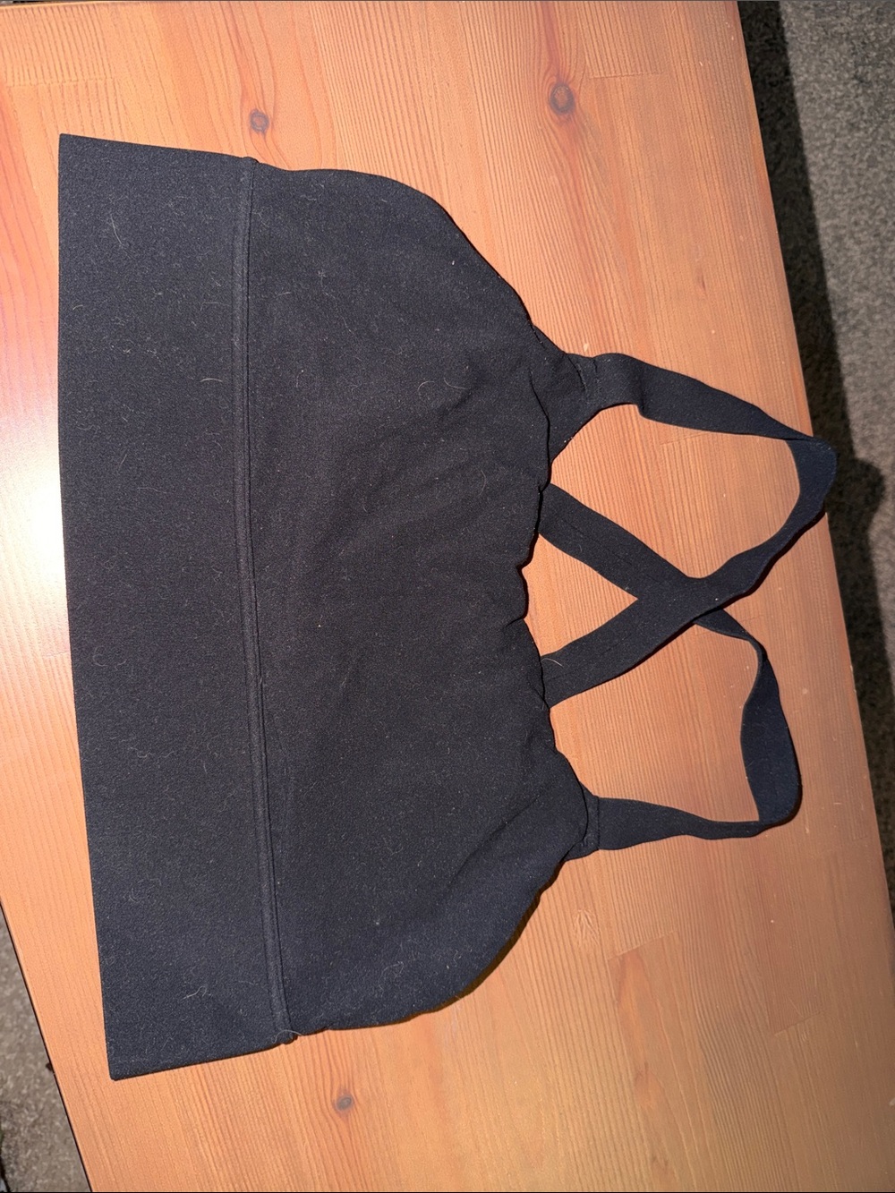 Athleta Black Strappy Sports Bra